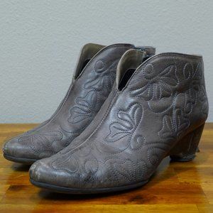 Pikolinos Ginebra embroidered ankle boot